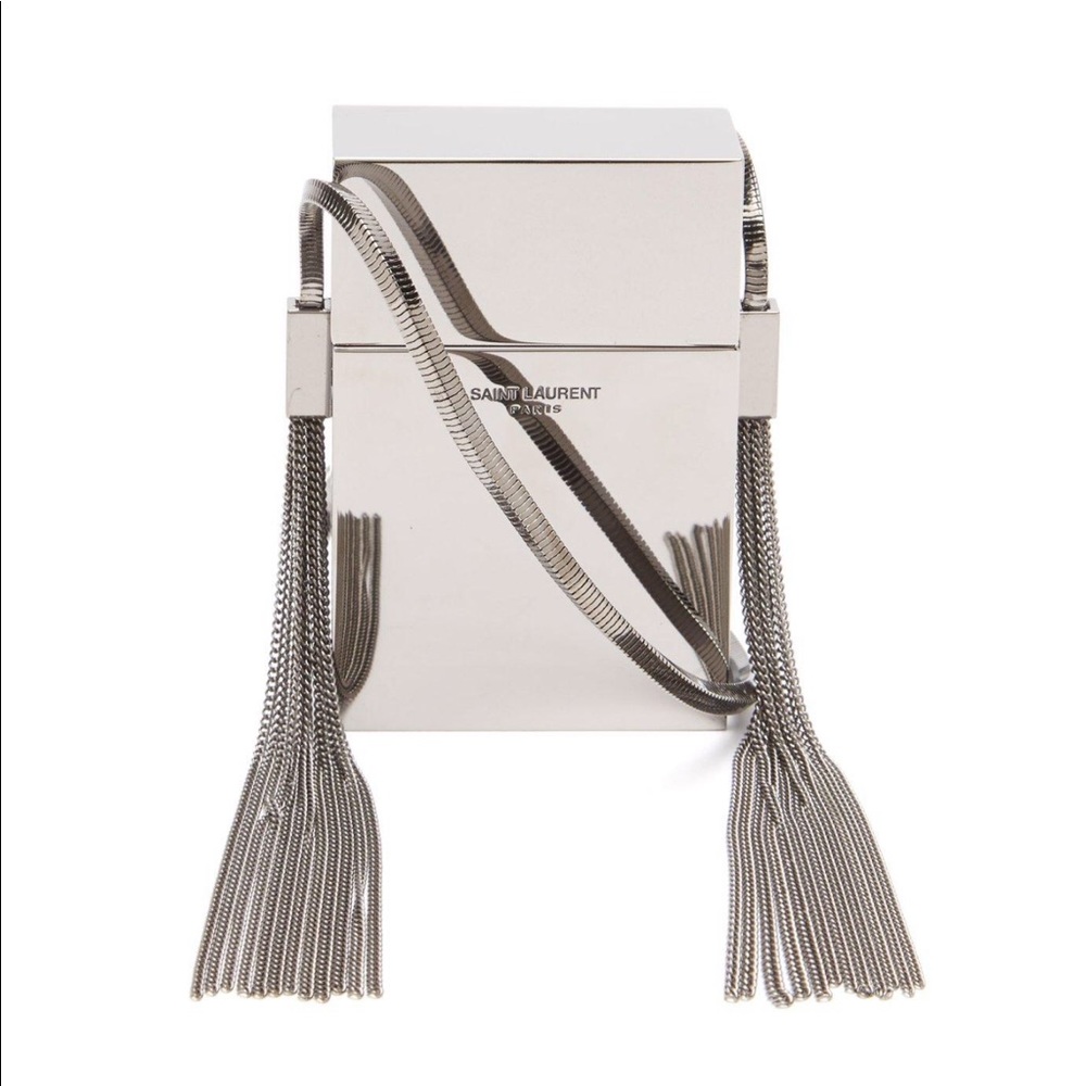 NWT Saint Laurent Mirrored Smoking Box